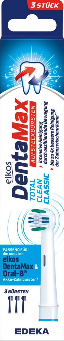 elkos DentaMax Aufsteckbürsten