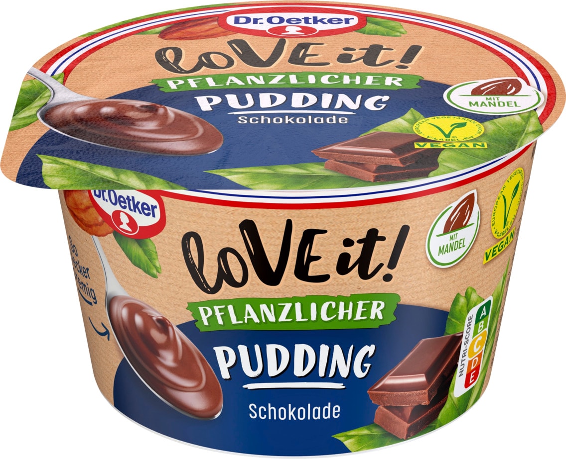 Dr. Oetker Love it! Pflanzlicher Pudding