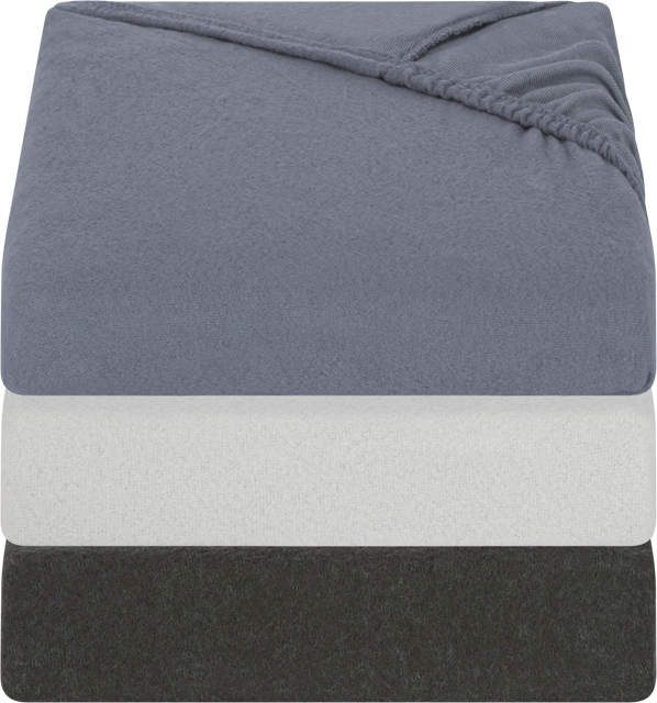 DEKOR Flausch-Spannbettlaken