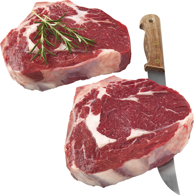 Ab Donnerstag erhältlich: Bullenkoteletts 