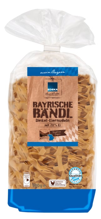EDEKA Heimatliebe Bayrische Dinkel-Eiernudeln