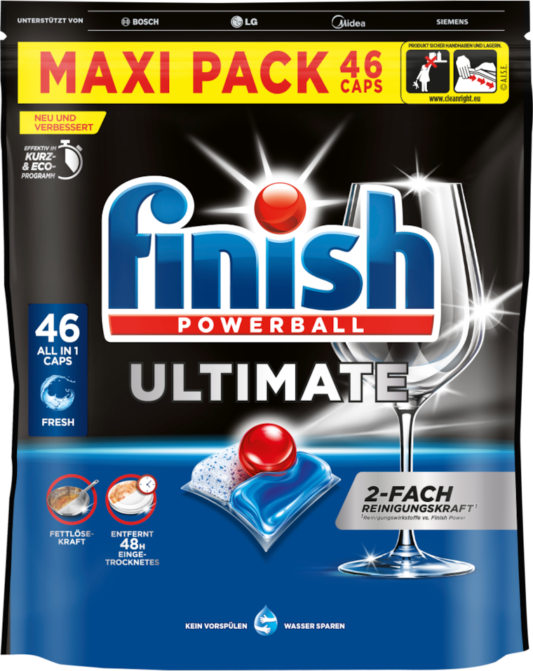 Finish Maxipack Maschinengeschirrspülmittel