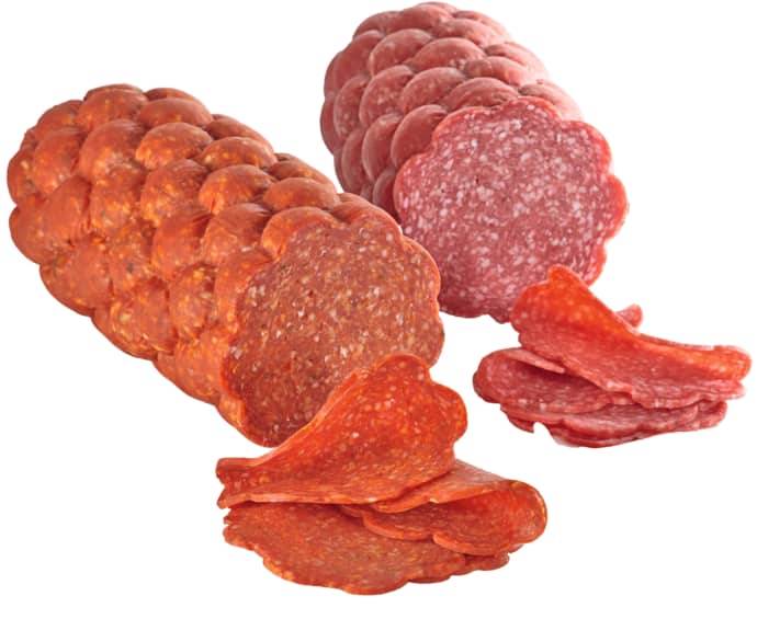 Edelsalami oder Hot-Chili-Edelsalami