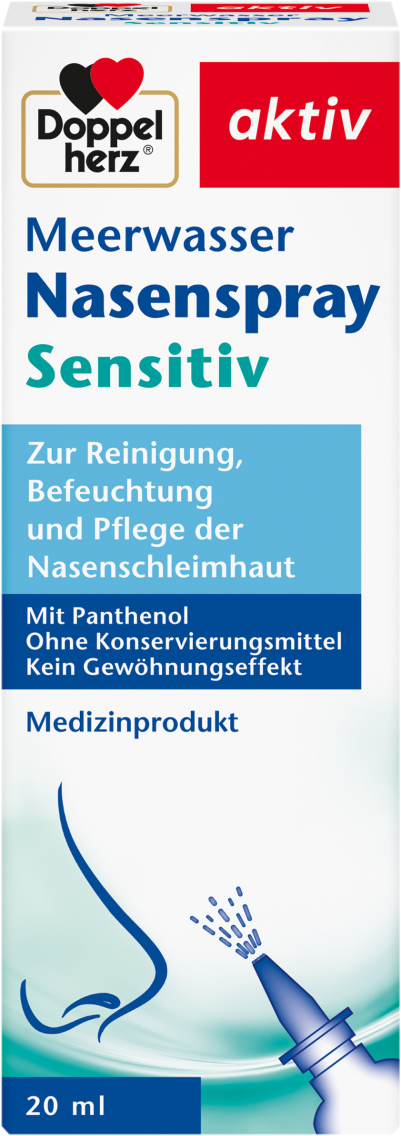 Queisser Doppelherz Aktiv Meerwasser Nasenspray