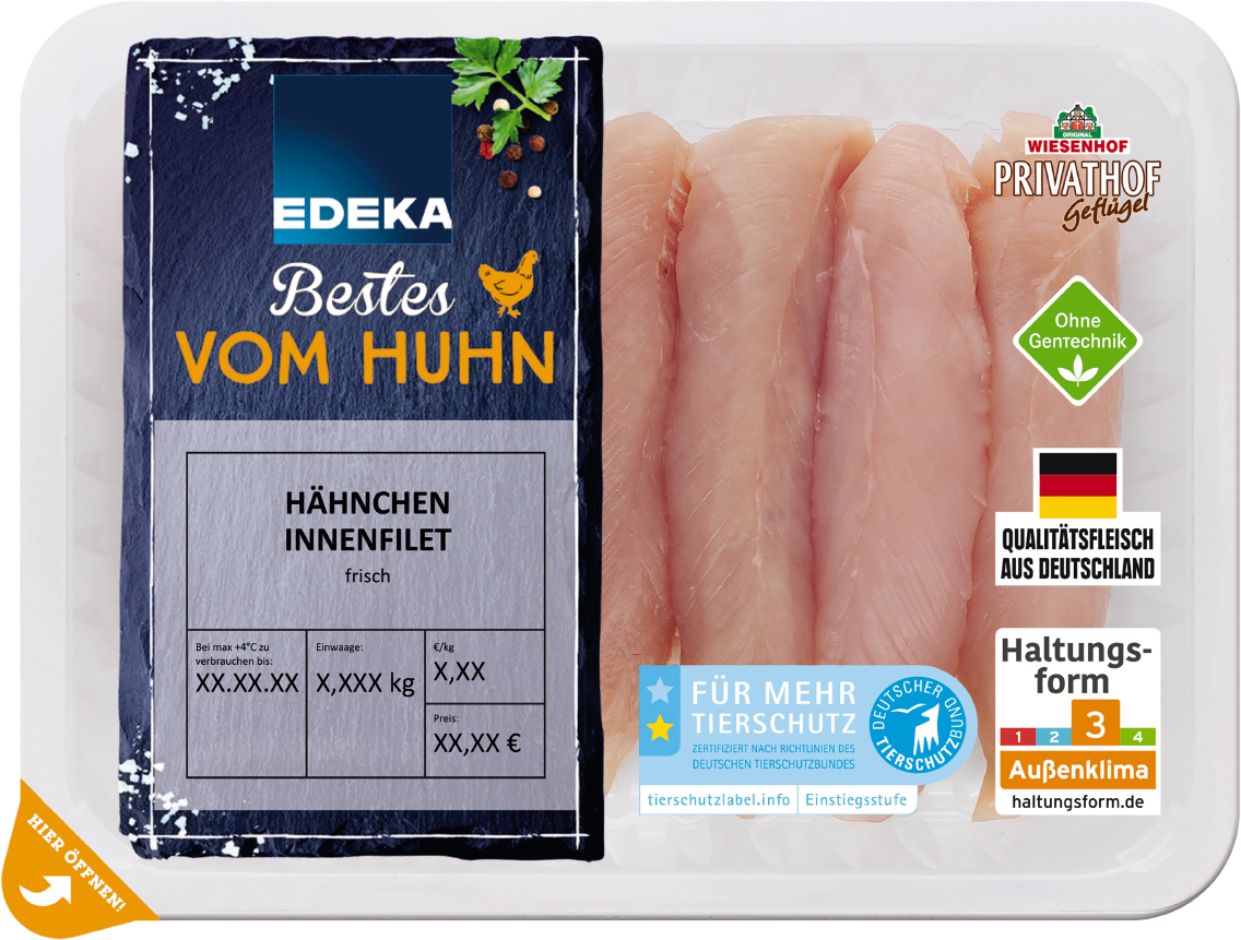 Bestes vom Huhn Hähnchen-Innenfilet