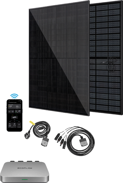 Vale Balkonkraftwerk ECOFLOW 840 W/800 W, WiFi