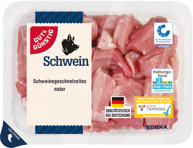GUT&GÜNSTIG Geschnetzeltes natur