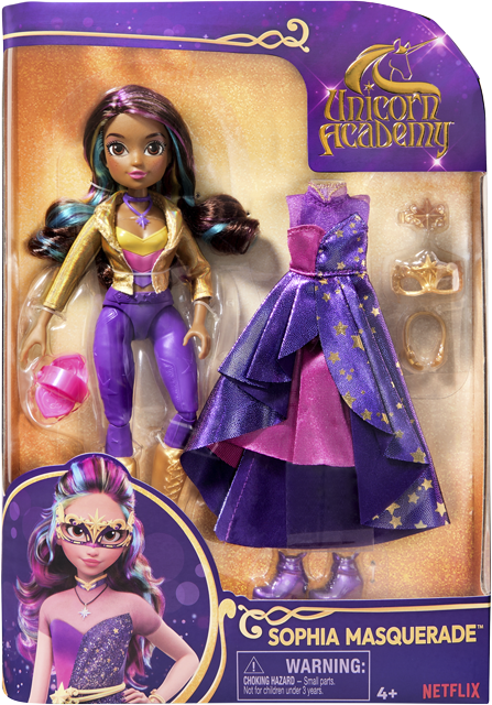 UNICORN ACADEMY Puppe „Sophia Masquerade“