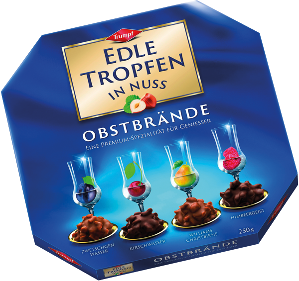 Trumpf Edle Tropfen in Nuss