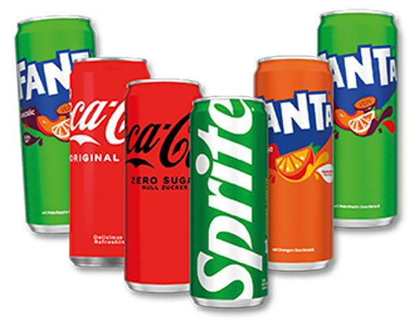 Coca-Cola, Fanta, Sprite oder Mezzo Mix