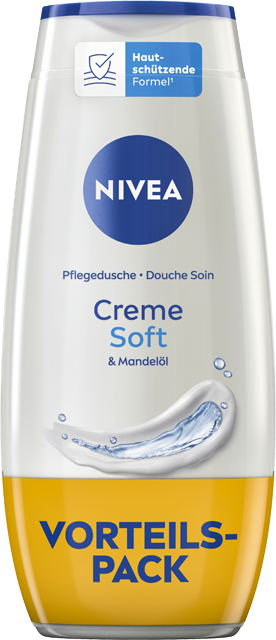 Nivea Pflegedusche Creme Soft & Mandelöl, Men 3in1 Sport 
