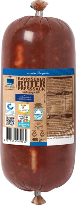 EDEKA Heimatliebe Bayrischer Presssack* rot oder Regensburger*
