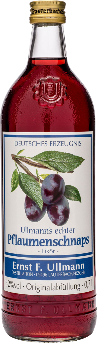 Ullmann Lauterbacher Tropfen, Vuglbeerschnaps und Pflaumenschnaps