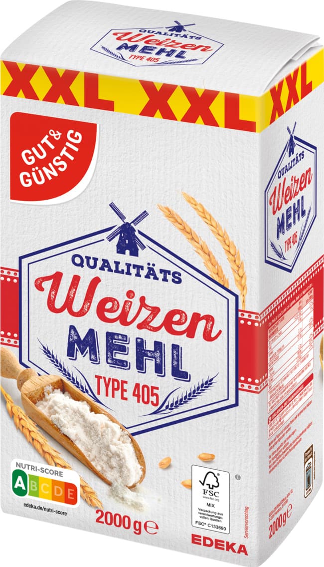 Gut & Günstig Weizen Mehl