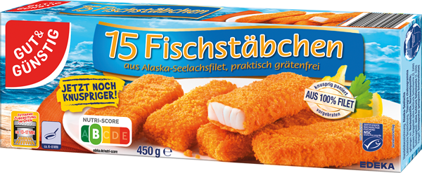 GUT&GÜNSTIG 15 Fischstäbchen