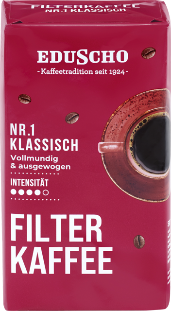 Eduscho Filterkaffee klassisch oder mild 