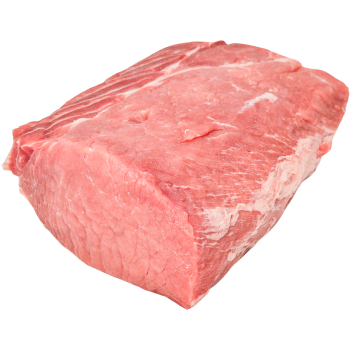 Frischer Schweinerückenbraten