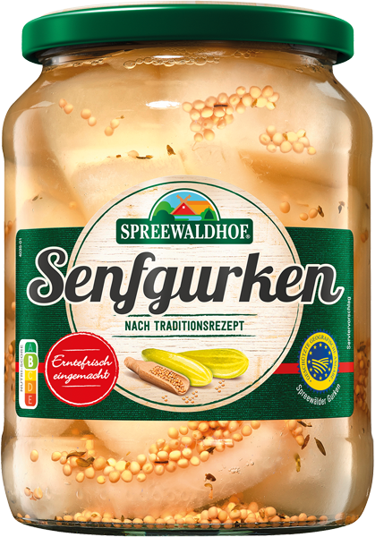 Spreewaldhof Senf- oder Knoblauchgurken