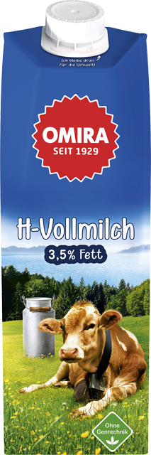 Omira haltbare Vollmilch 