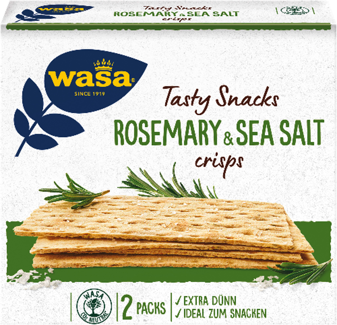 Wasa Delicate Tasty Crisp, Rounds oder Sandwich