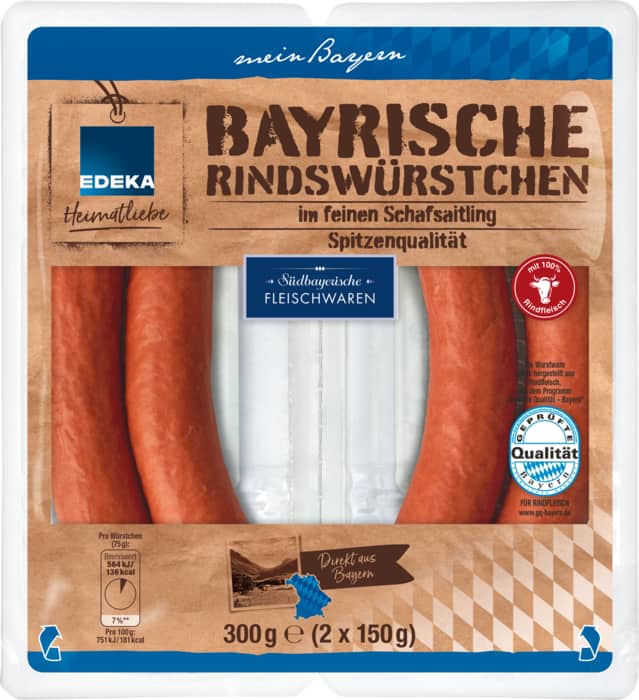 EDEKA Heimatliebe Bayrische Rindswürstchen*