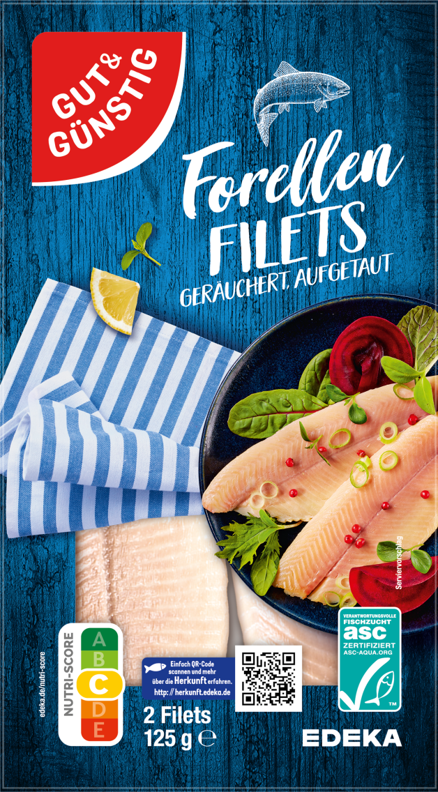 GUT&GÜNSTIG ASC Forellenfilets