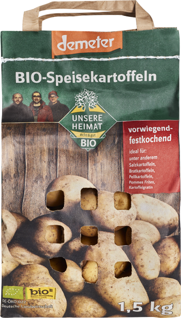 Unsere Heimat – echt & gut Bio Demeter Speisekartoffeln
