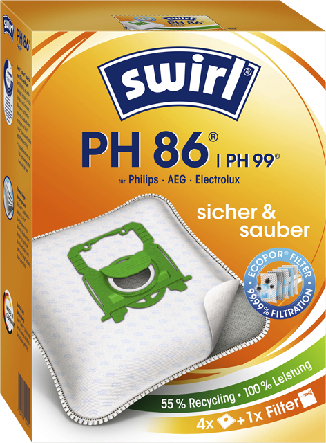 swirl Staubsaugerbeutel „PH 86/PH 96“