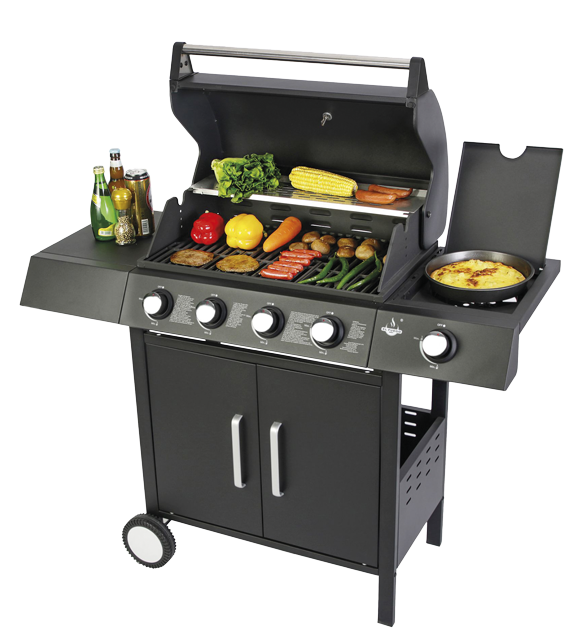 EL FUEGO Gasgrill „San Angelo 4+1 Brenner“