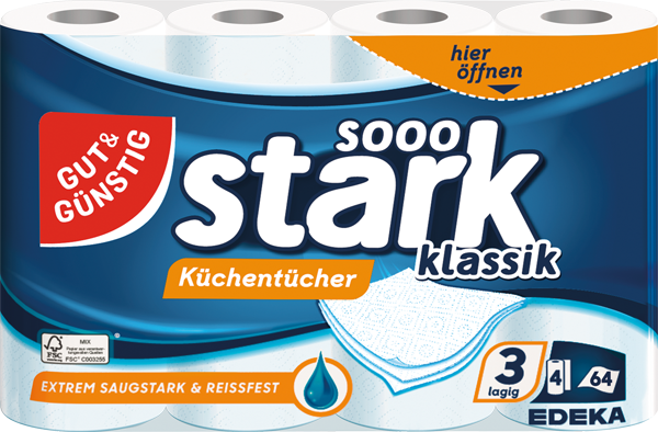 GUT&GÜNSTIG sooo stark... klassik Küchentücher