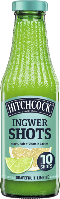 Hitchcock Ingwer Shots Grapefruit Limette 