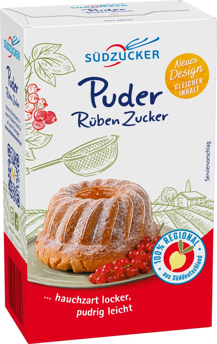 Südzucker Puder Rüben Zucker