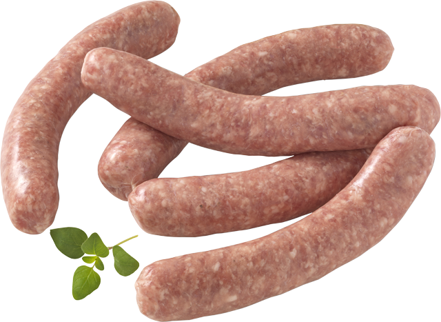 Frische grobe Bratwurst