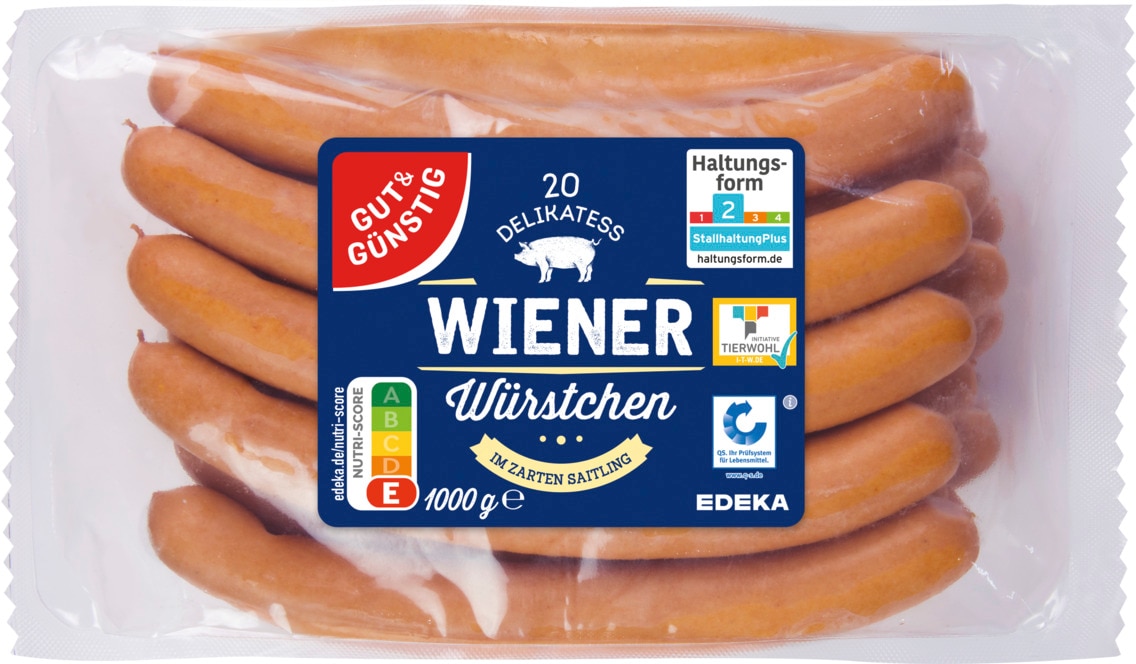 Gut & Günstig Delikatess Wiener Würstchen