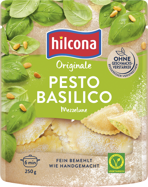 Hilcona Originale Pesto Basilico Mezzelune