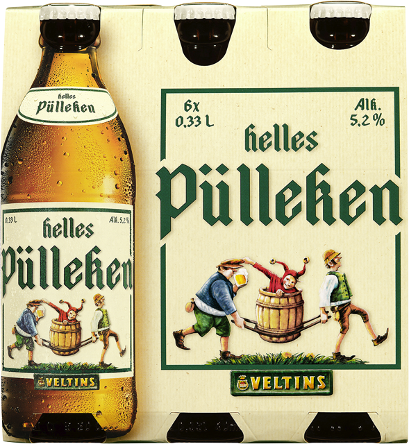Veltins Helles Pülleken oder Pilsener
