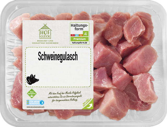 Hofglück zartes Schweinegulasch