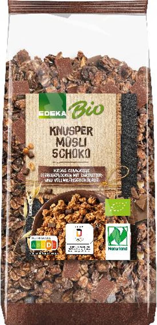 EDEKA Bio Knuspermüsli Beeren oder Schoko