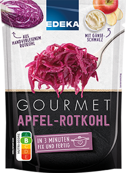 EDEKA Gourmet-Apfelrotkohl oder -Sauerkraut