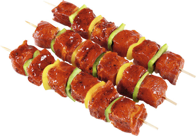 XXL-Spieße vom Schweinehals