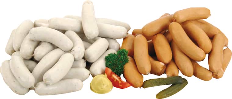 Puppenwiener oder -Weißwürstchen