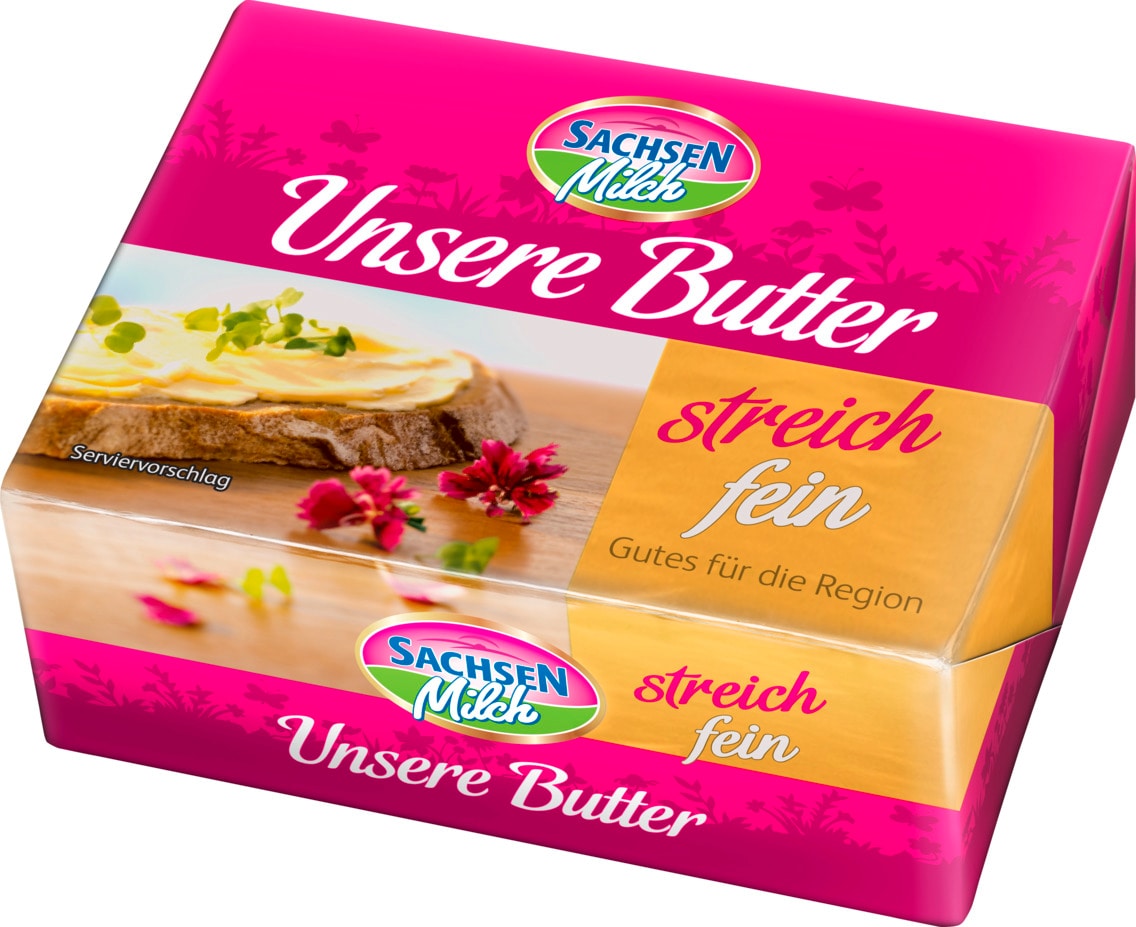 Sachsen Milch Unsere Butter oder Unsere Streichfeine