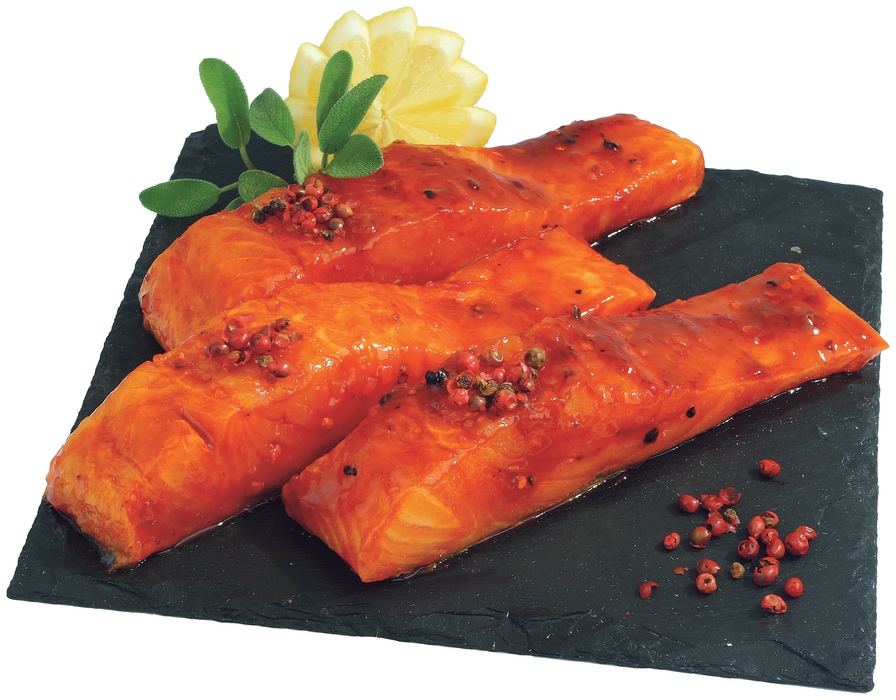 Lachs-Filet  „Barbecue"