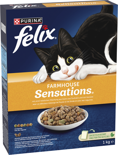 Felix Katzennahrung Sensations Trockenfutter