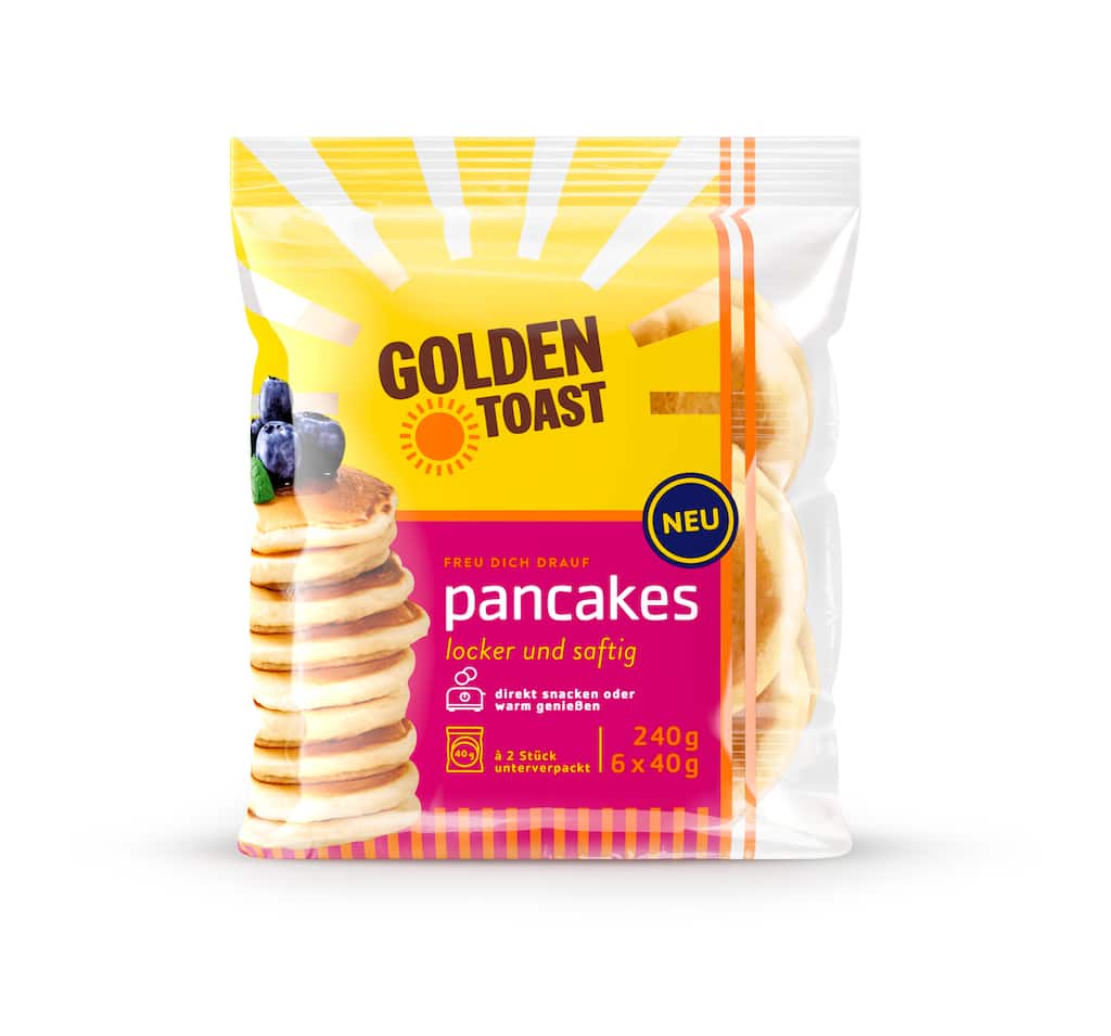 Golden Toast pancakes