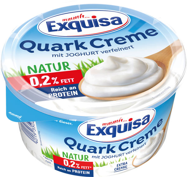 Exquisa Quarkgenuss, -zubereitung, Skyr oder Fitline