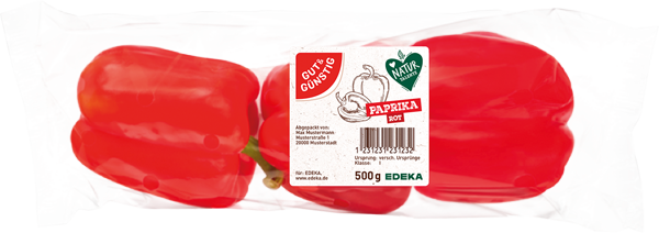 GUT&GÜNSTIG Paprika, rot