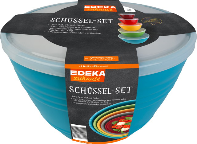 EDEKA zuhause Schüssel-Set