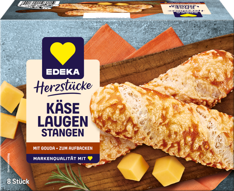EDEKA Herzstücke Käse-Laugenstange