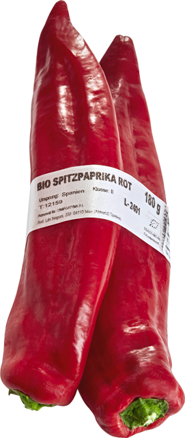 Bio Spitzpaprika rot 